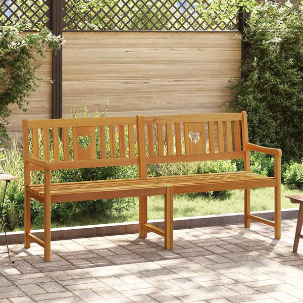 Grote foto vidaxl tuinbank naturel 180 x 55 5 x 90 cm massief acaciahout tuin en terras tuinmeubelen