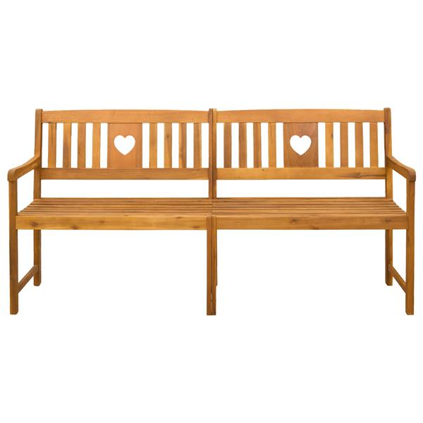 Grote foto vidaxl tuinbank naturel 180 x 55 5 x 90 cm massief acaciahout tuin en terras tuinmeubelen