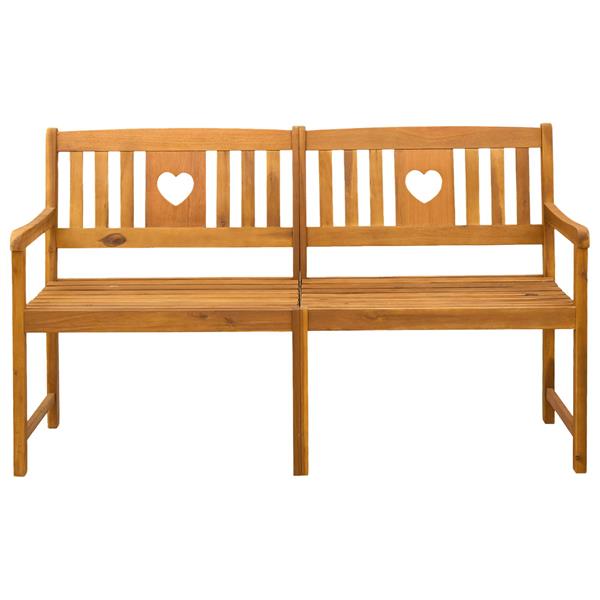 Grote foto vidaxl tuinbank naturel 150 x 55 5 x 90 cm massief acaciahout tuin en terras tuinmeubelen