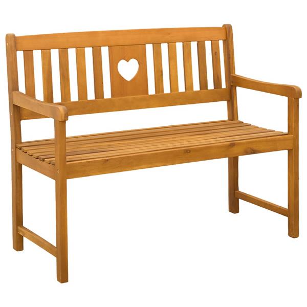 Grote foto vidaxl tuinbank naturel 110 x 55 5 x 90 cm massief acaciahout tuin en terras tuinmeubelen