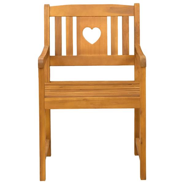 Grote foto vidaxl tuinbank 2 pcs naturel 56 x 55 5 x 90 cm massief acaciahout tuin en terras tuinmeubelen