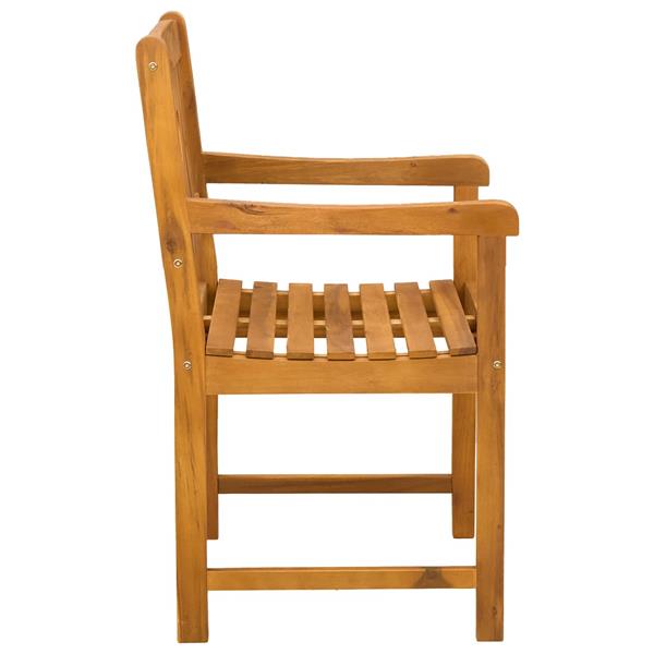 Grote foto vidaxl tuinbank 2 pcs naturel 56 x 55 5 x 90 cm massief acaciahout tuin en terras tuinmeubelen