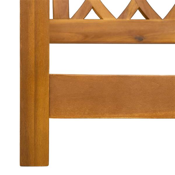 Grote foto vidaxl tuin hangbank naturel 110 x 56 x 58 cm massief acaciahout tuin en terras tuinmeubelen