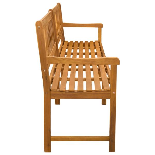 Grote foto vidaxl tuinbank naturel 220 x 55 5 x 90 cm massief acaciahout tuin en terras tuinmeubelen