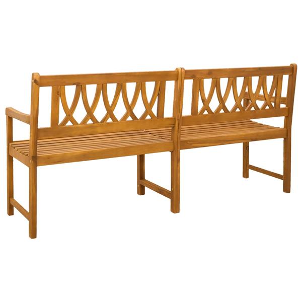 Grote foto vidaxl tuinbank naturel 180 x 55 5 x 90 cm massief acaciahout tuin en terras tuinmeubelen