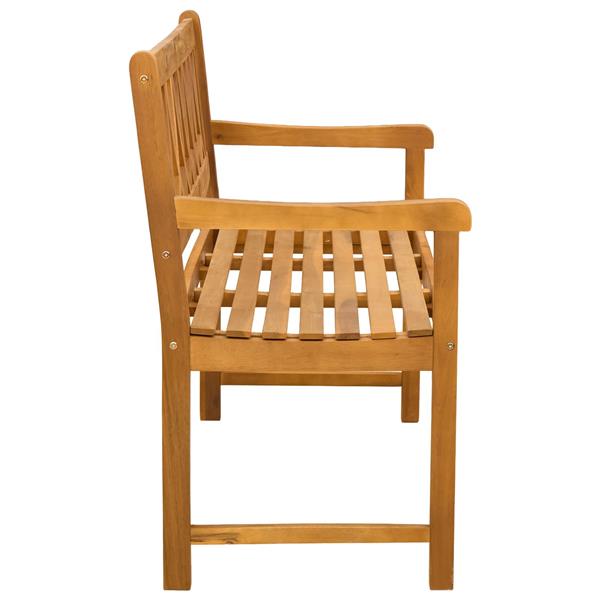 Grote foto vidaxl tuinbank naturel 110 x 55 5 x 90 cm massief acaciahout tuin en terras tuinmeubelen