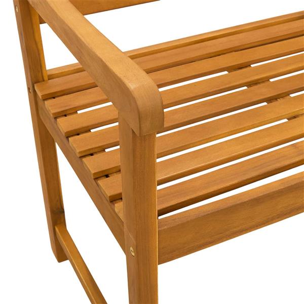 Grote foto vidaxl tuinbank naturel 110 x 55 5 x 90 cm massief acaciahout tuin en terras tuinmeubelen