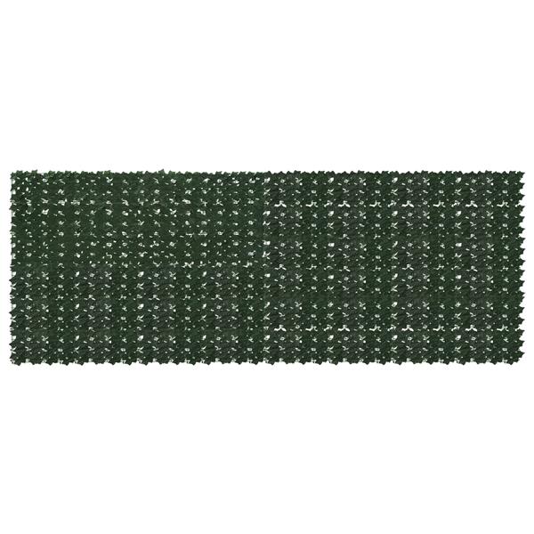 Grote foto vidaxl balkonscherm met bladeren donkergroen 400 x 150 cm tuin en terras overige tuin en terras