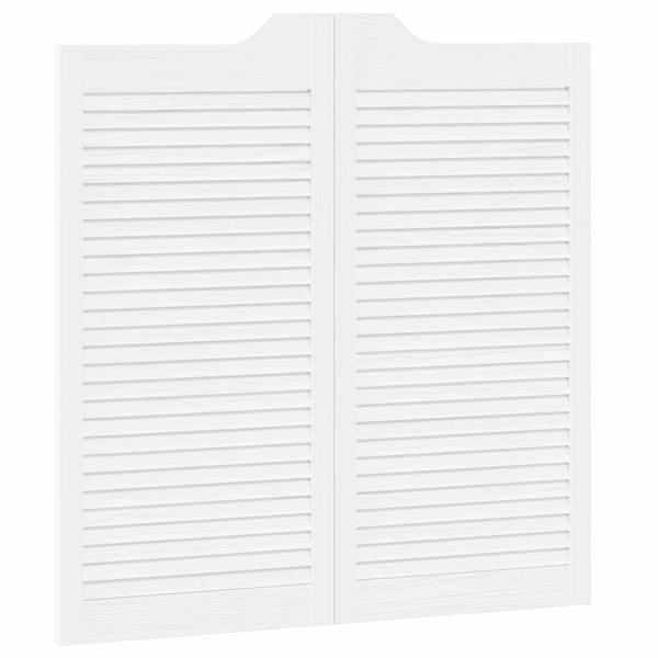 Grote foto vidaxl schuifdeuren wit 100 x 50 cm massief grenenhout doe het zelf en verbouw deuren en horren