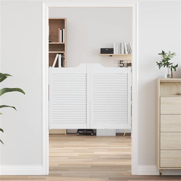 Grote foto vidaxl schuifdeuren 2 pcs wit massief grenenhout doe het zelf en verbouw deuren en horren