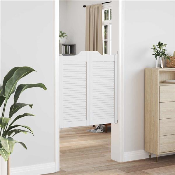 Grote foto vidaxl schuifdeuren wit 90 x 40 cm massief grenenhout doe het zelf en verbouw deuren en horren