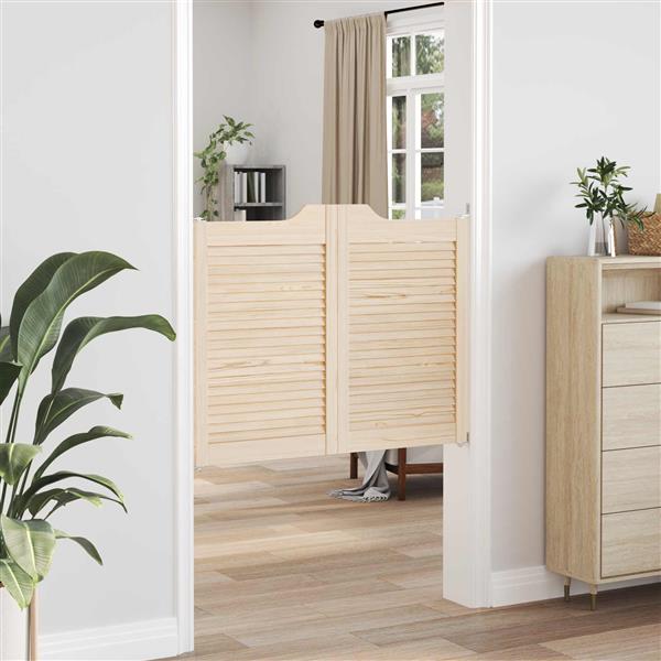 Grote foto vidaxl schuifdeuren 2 pcs naturel massief grenenhout doe het zelf en verbouw deuren en horren