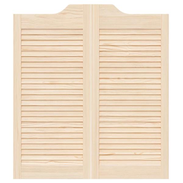Grote foto vidaxl schuifdeuren naturel 90 x 40 cm massief grenenhout doe het zelf en verbouw deuren en horren