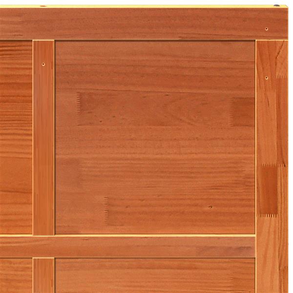 Grote foto vidaxl schuifdeur wasbruin 90 x 2 5 x 208 cm massief grenenhout doe het zelf en verbouw deuren en horren