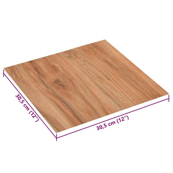 Grote foto vidaxl zelfklevende vloerplanken 30 5 x 30 5 cm 20 pcs pvc licht hout doe het zelf en verbouw tegels