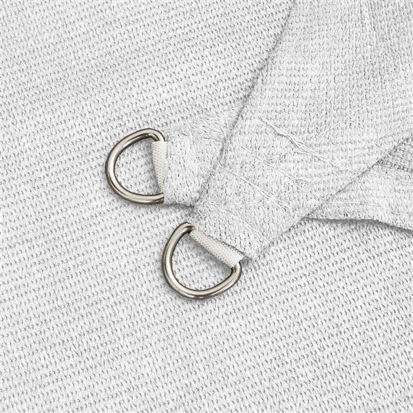 Grote foto vidaxl zonneschaduwzeil wit 2 x 6 m hdpe tuin en terras overige tuin en terras