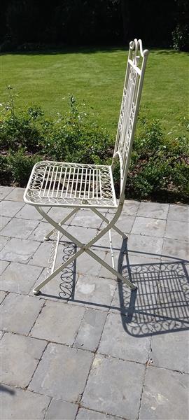 Grote foto tuinset d120 4 opklapbare fauteuils 4 kussens tuin en terras tuinmeubelen