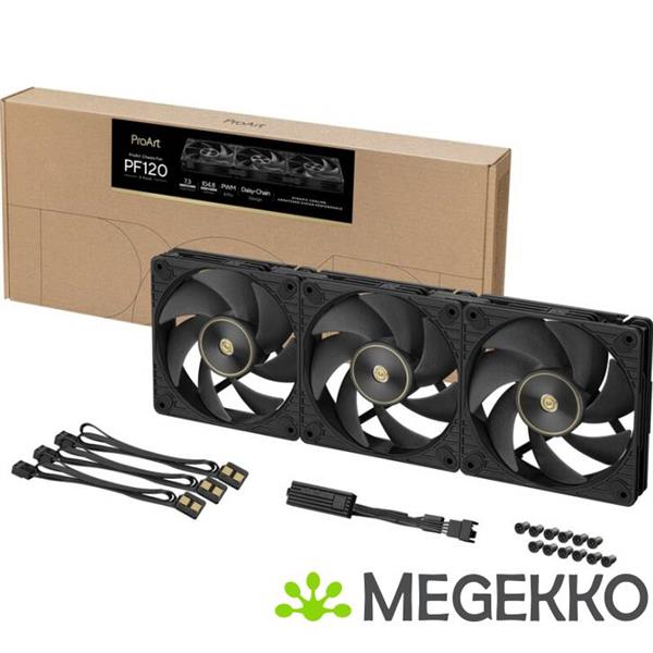 Grote foto asus proart pf120 fan pwm black 3in1 computers en software overige computers en software