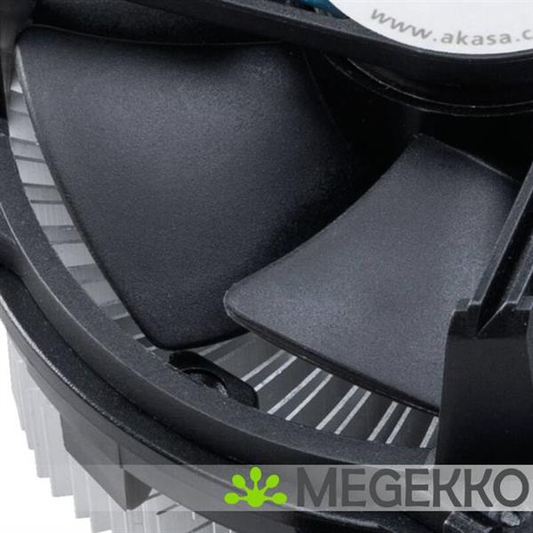 Grote foto akasa ak 955a bv2 koelsysteem voor computers processor luchtkoeler 9 cm aluminium zwart 1 stuk s computers en software overige computers en software