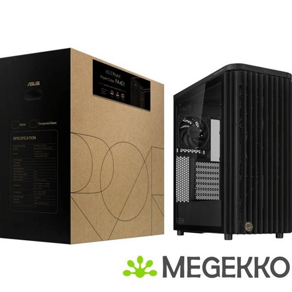 Grote foto asus proart pa401 wood tempered glass panel computers en software behuizingen en kasten