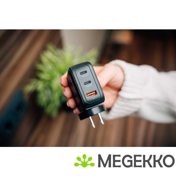 Grote foto verbatim mini gan charger 65w with display computers en software overige