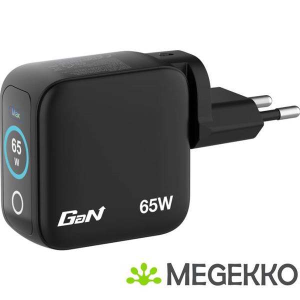 Grote foto verbatim mini gan charger 65w with display computers en software overige