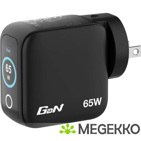 Grote foto verbatim mini gan charger 65w with display computers en software overige