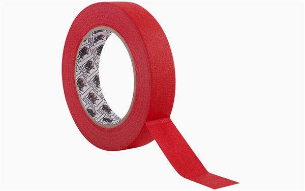 Grote foto indasa mte red afplaktape masking tape plakband 100 c hi temp assured performance masking tape 75000 doe het zelf en verbouw materialen en producten
