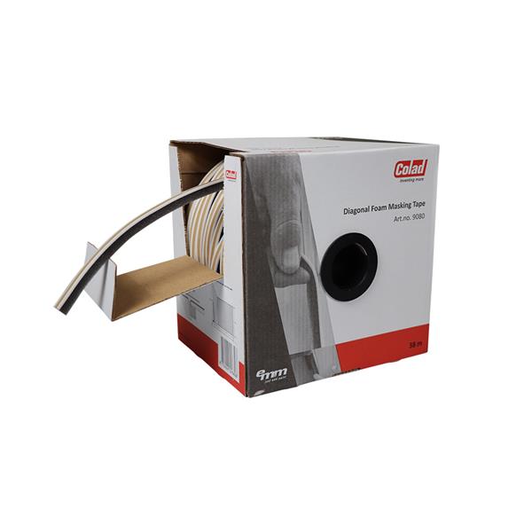 Grote foto colad foam masking tape soft tape schuim voor het afdichten van naden bij het verfspuiten per rol 90 doe het zelf en verbouw materialen en producten