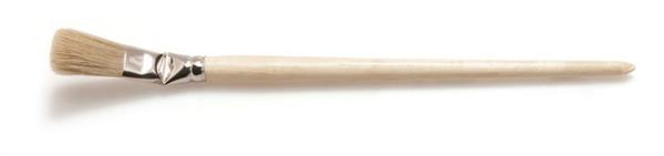 Grote foto goudhaantje gebogen lyonse penseel wit chinees varkenshaar serie 750 voor traditioneel buitenschilde doe het zelf en verbouw materialen en producten