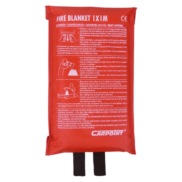 Grote foto carpoint blusdeken fire blanket 1m x 1m 7100 doe het zelf en verbouw materialen en producten