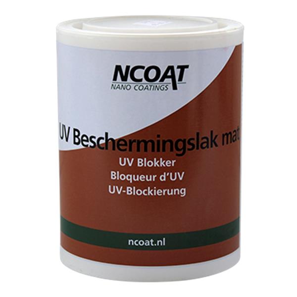 Grote foto ncoat uv matte watergedragen nanocoating beschermingslak voor hout binnen met uv blokker nc80x6x doe het zelf en verbouw materialen en producten