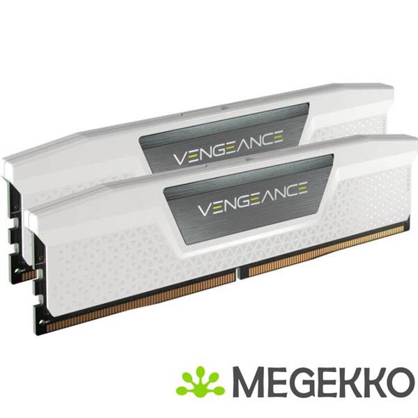 Grote foto corsair ddr5 vengeance 2x16gb 6000 white computers en software harde schijven