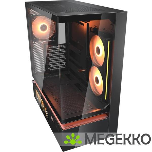 Grote foto cougar gaming cfv235 vision midi tower zwart computers en software behuizingen en kasten