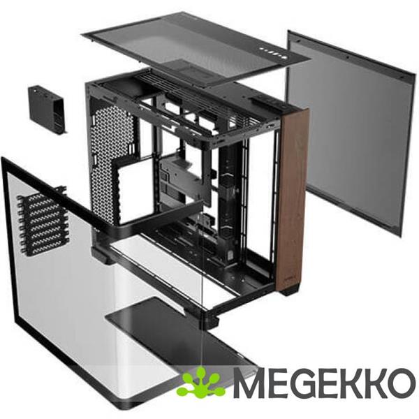 Grote foto antec c8 curve wood computers en software behuizingen en kasten