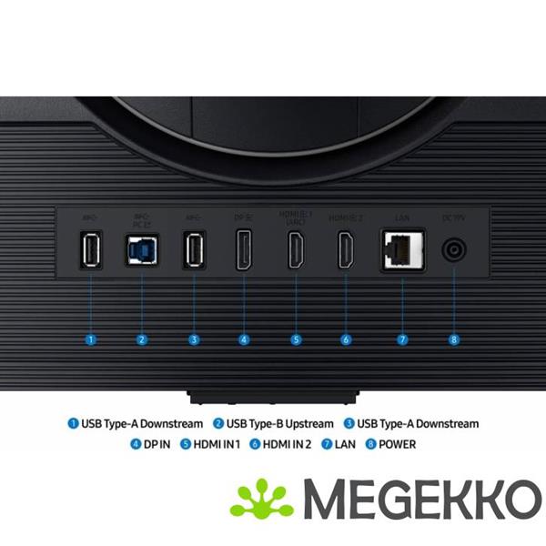 Grote foto samsung odyssey g7 ls32dg702euxen 32 4k ultra hd 144hz ips gaming monitor computers en software overige computers en software