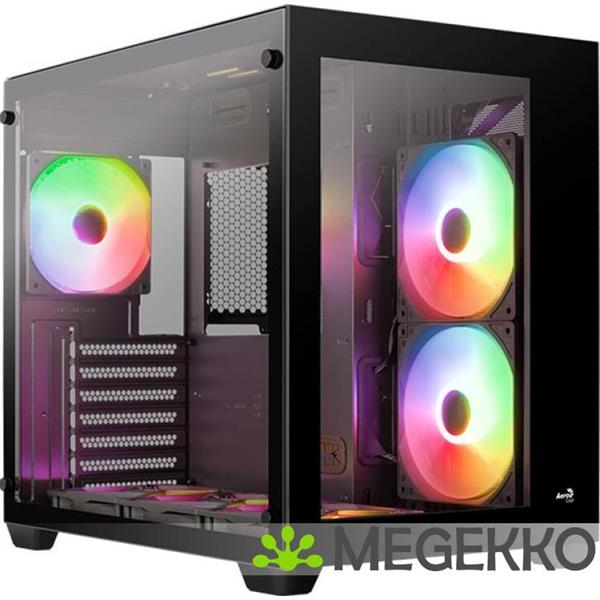 Grote foto aerocool dryft midi tower zwart computers en software behuizingen en kasten