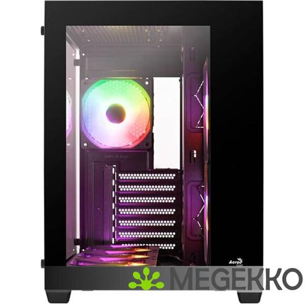 Grote foto aerocool dryft midi tower zwart computers en software behuizingen en kasten