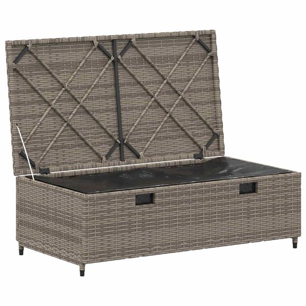 Grote foto vidaxl buiten bankenset 4 aantal zitplaatsen 4 pcs 55 x 30 x 39 cm tuin en terras tuinmeubelen