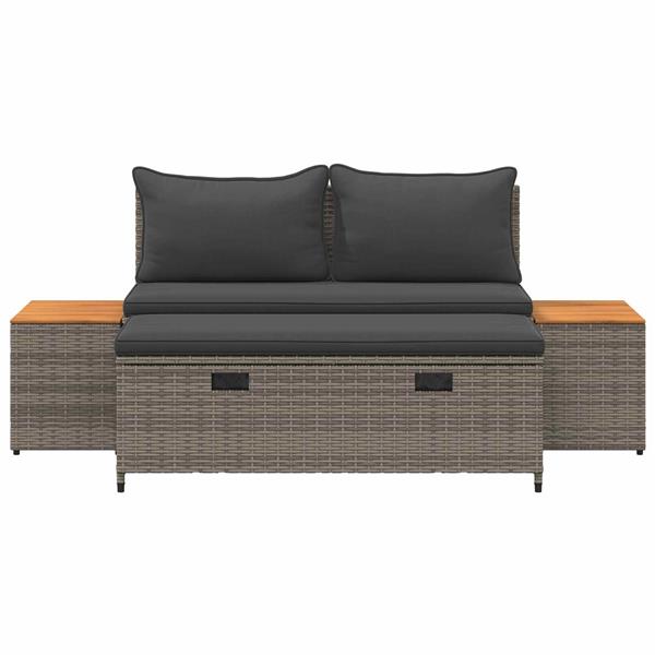 Grote foto vidaxl buiten bankenset 4 aantal zitplaatsen 4 pcs 55 x 30 x 39 cm tuin en terras tuinmeubelen