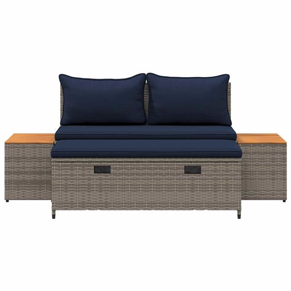 Grote foto vidaxl buiten bankenset 4 aantal zitplaatsen 4 pcs 55 x 30 x 39 cm tuin en terras tuinmeubelen