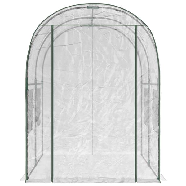 Grote foto vidaxl kweekhuis met frame 160 x 200 x 192 5 cm pvc doorzichtig tuin en terras overige tuin en terras