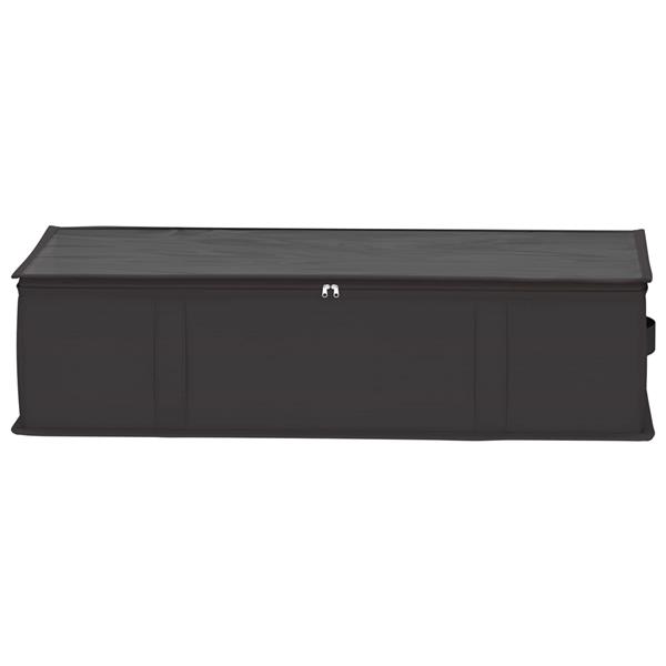 Grote foto vidaxl opbergdoos met transparant bovenraam 6 pcs antracietkleurig doe het zelf en verbouw materialen en producten
