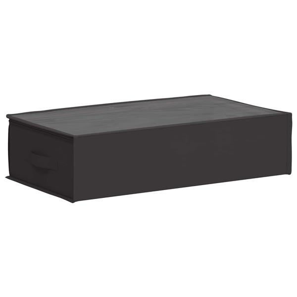 Grote foto vidaxl opbergdoos met transparant bovenraam 6 pcs antracietkleurig doe het zelf en verbouw materialen en producten