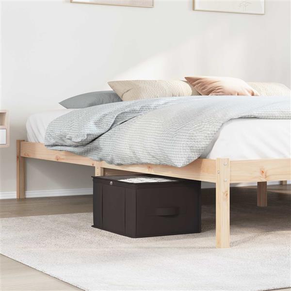 Grote foto vidaxl opbergdoos met transparant bovenraam 6 pcs antracietkleurig doe het zelf en verbouw materialen en producten