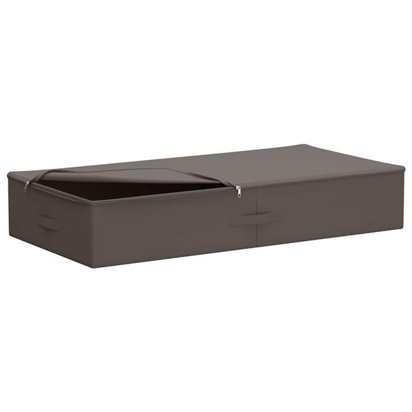 Grote foto vidaxl opbergbox 6 pcs grijs 90 x 48 x 15 cm nonwoven stof doe het zelf en verbouw materialen en producten