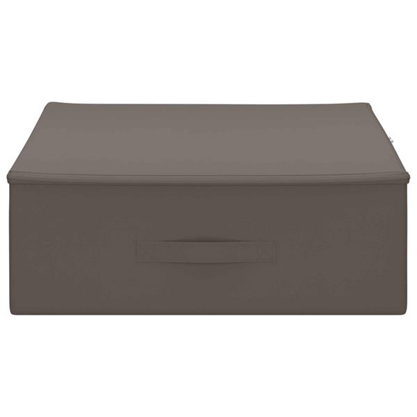 Grote foto vidaxl opbergbox 6 pcs grijs 90 x 48 x 15 cm nonwoven stof doe het zelf en verbouw materialen en producten