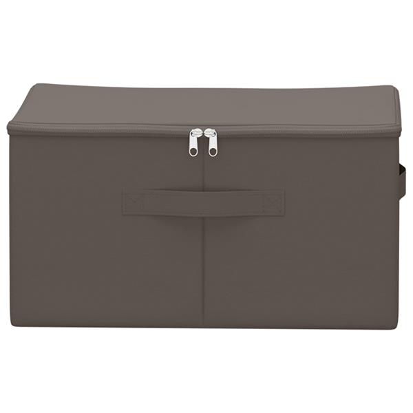 Grote foto vidaxl opbergbox 6 pcs grijs 43 x 34 x 23 cm nonwoven stof doe het zelf en verbouw materialen en producten