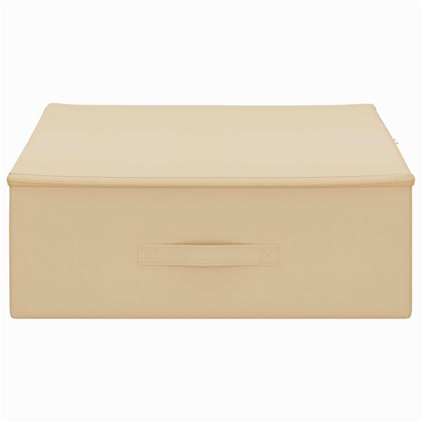 Grote foto vidaxl opbergbox 2 pcs cr mekleurig 90 x 48 x 15 cm nonwoven stof doe het zelf en verbouw materialen en producten