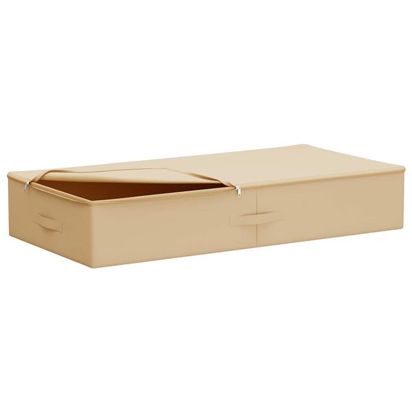 Grote foto vidaxl opbergbox cr mekleurig 90 x 48 x 15 cm nonwoven stof doe het zelf en verbouw materialen en producten